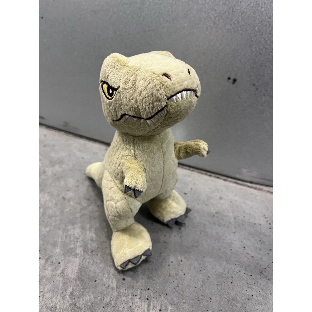 Universal Studios Jurassic World TRex Dinosaur Plush 9" Tan Textured Stuffed Toy